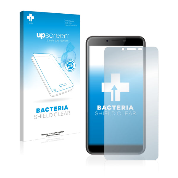 upscreen Bacteria Shield Clear Premium Antibacterial Screen Protector for Oukitel U15S