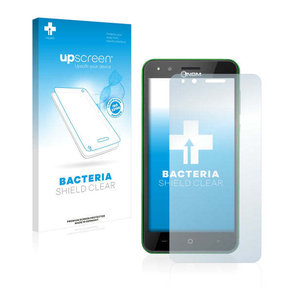 upscreen Bacteria Shield Clear Premium Antibacterial Screen Protector for NGM You Color E507 Plus