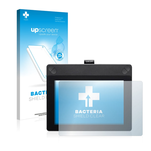 upscreen Bacteria Shield Clear Premium Antibacterial Screen Protector for Wacom Intuos Art M CTH690AK