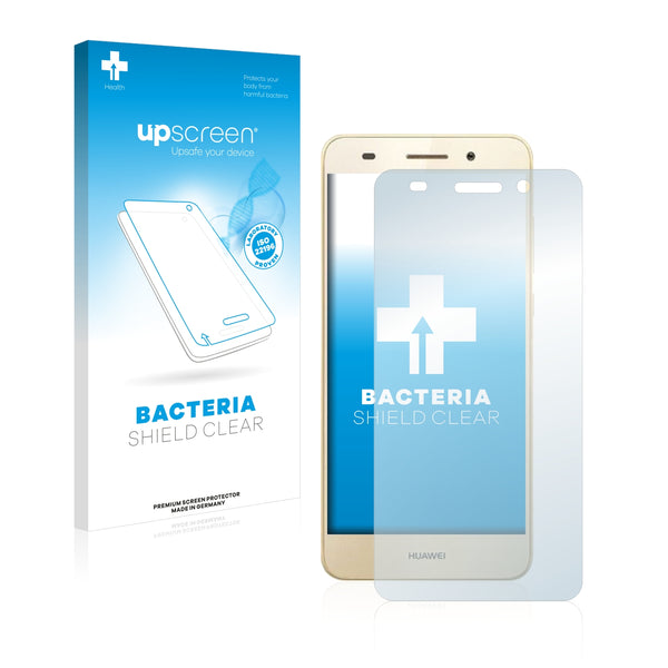 upscreen Bacteria Shield Clear Premium Antibacterial Screen Protector for Huawei Y6 II