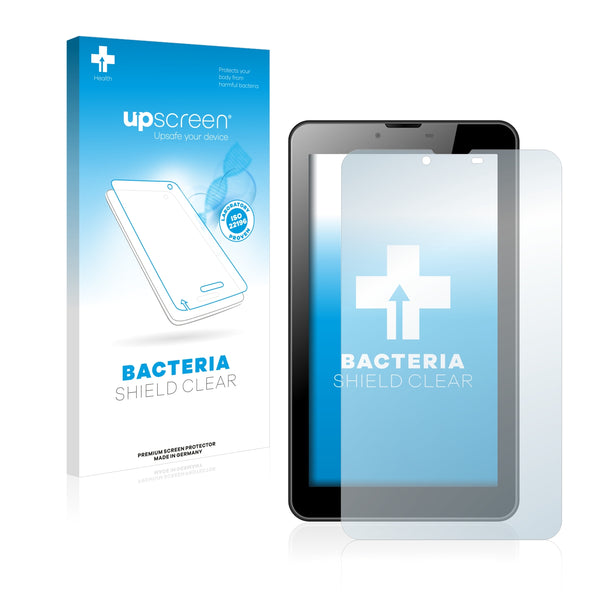 upscreen Bacteria Shield Clear Premium Antibacterial Screen Protector for Odys Xelio PhoneTab 7