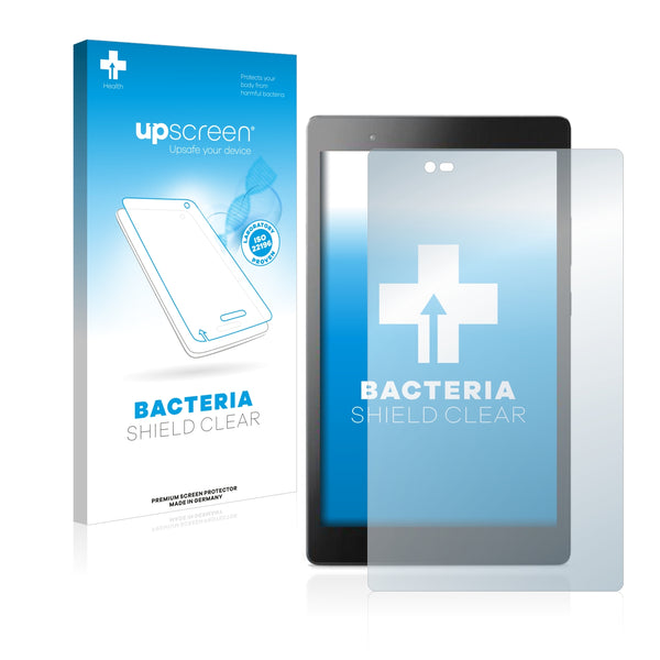 upscreen Bacteria Shield Clear Premium Antibacterial Screen Protector for Lenovo Tab3 8 Plus