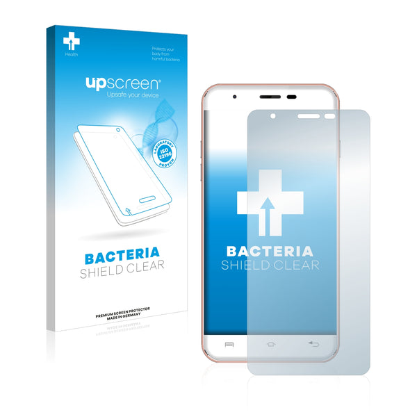 upscreen Bacteria Shield Clear Premium Antibacterial Screen Protector for Oukitel U7 Max