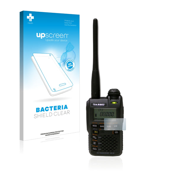 upscreen Bacteria Shield Clear Premium Antibacterial Screen Protector for Yaesu VX-3E