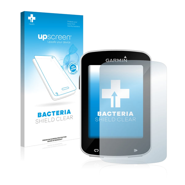 upscreen Bacteria Shield Clear Premium Antibacterial Screen Protector for Garmin Edge Explore 820