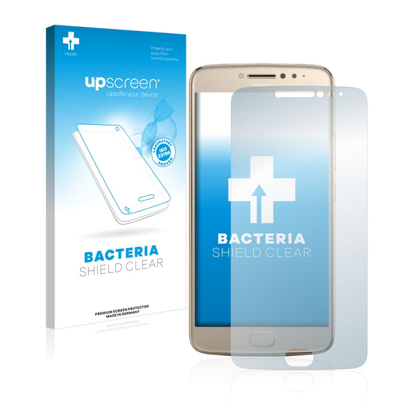 upscreen Bacteria Shield Clear Premium Antibacterial Screen Protector for Lenovo Moto E4 Plus