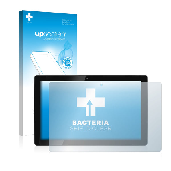 upscreen Bacteria Shield Clear Premium Antibacterial Screen Protector for Hannspree HannsPad Poseidon SN12TP1B
