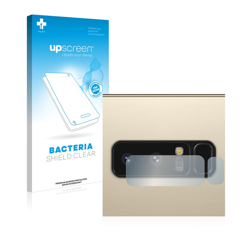 upscreen Bacteria Shield Clear Premium Antibacterial Screen Protector for Samsung Galaxy Note 8 (Camera)