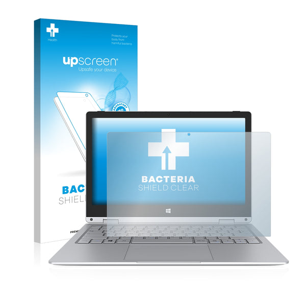 upscreen Bacteria Shield Clear Premium Antibacterial Screen Protector for TrekStor Primebook C11