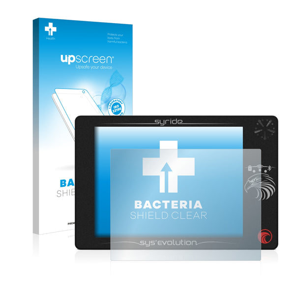 upscreen Bacteria Shield Clear Premium Antibacterial Screen Protector for Syride Sys'Evolution