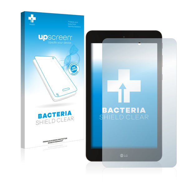 upscreen Bacteria Shield Clear Premium Antibacterial Screen Protector for LG G Pad F2 8.0 Sprint LK460