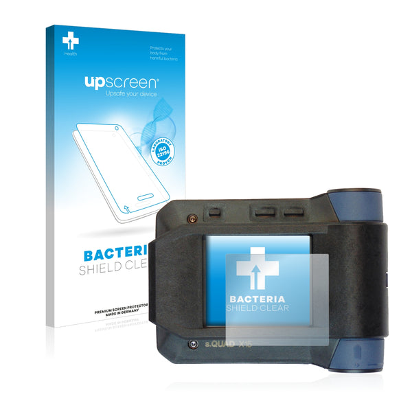 upscreen Bacteria Shield Clear Premium Antibacterial Screen Protector for Swissphone s.Quad X15