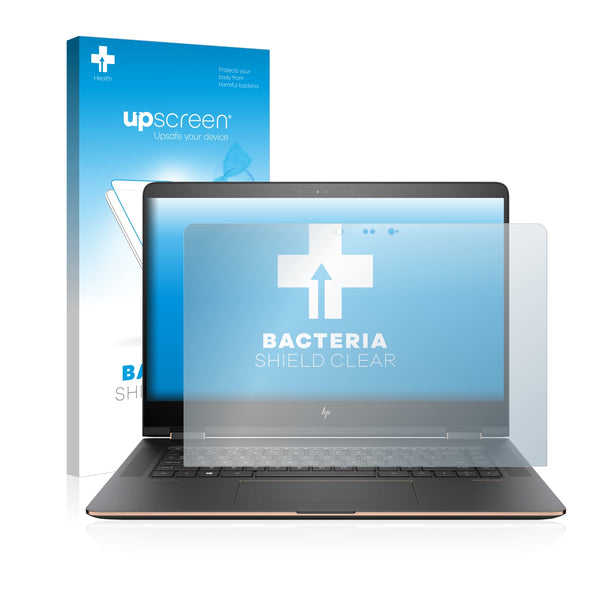 upscreen Bacteria Shield Clear Premium Antibacterial Screen Protector for HP Spectre x360 15-bl101ng