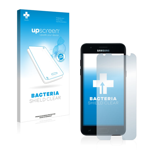 upscreen Bacteria Shield Clear Premium Antibacterial Screen Protector for Samsung Galaxy J3 2018