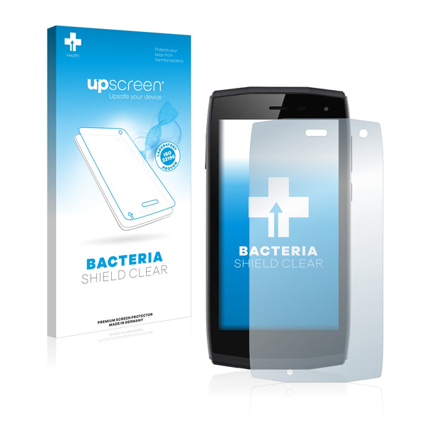upscreen Bacteria Shield Clear Premium Antibacterial Screen Protector for Rugtel Track RT8