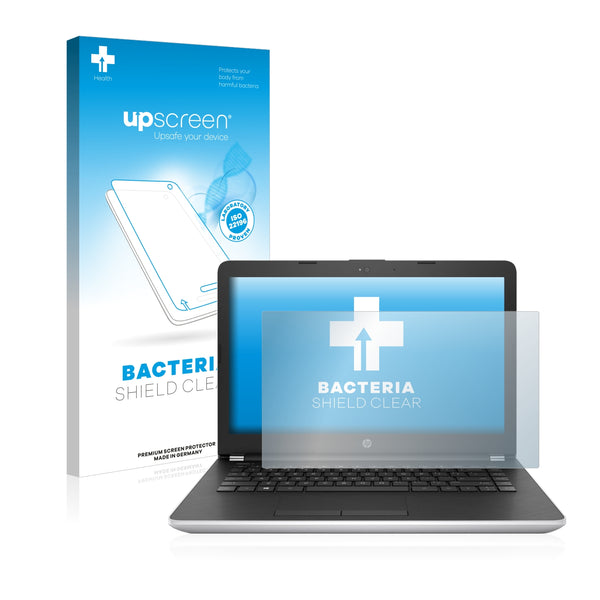 upscreen Bacteria Shield Clear Premium Antibacterial Screen Protector for HP Notebook 14-bs130ng