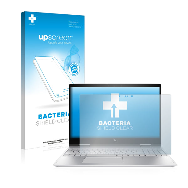 upscreen Bacteria Shield Clear Premium Antibacterial Screen Protector for HP Envy x360 15-bp102ng