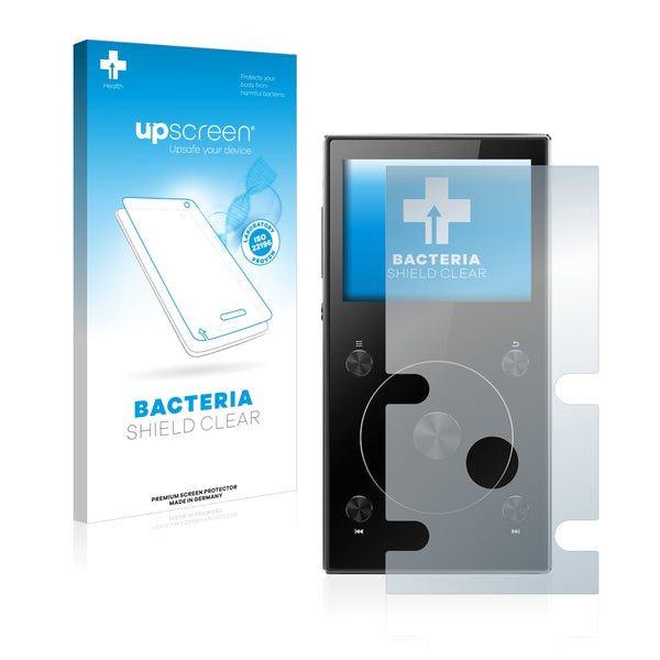 upscreen Bacteria Shield Clear Premium Antibacterial Screen Protector for FiiO X3 Mark III