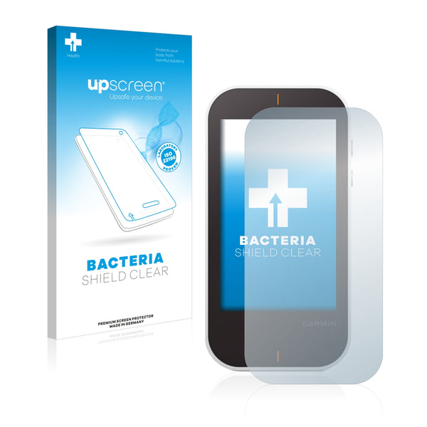 upscreen Bacteria Shield Clear Premium Antibacterial Screen Protector for Garmin Approach G80