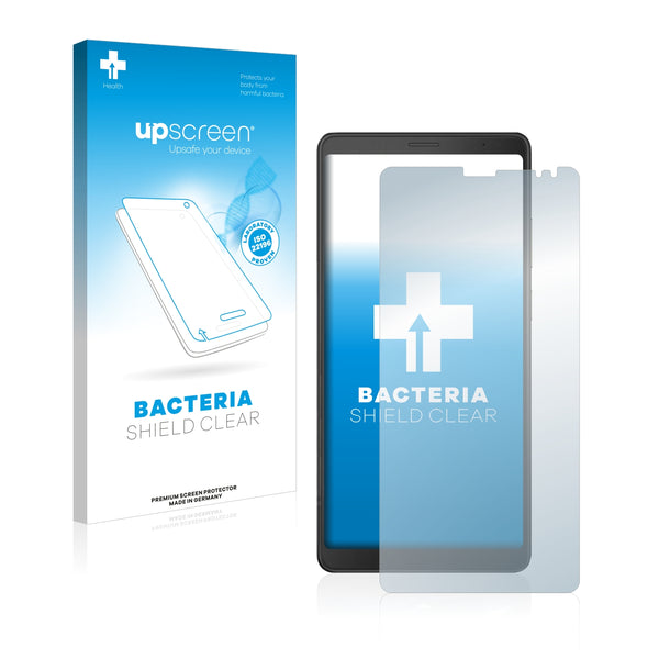 upscreen Bacteria Shield Clear Premium Antibacterial Screen Protector for Lenovo Tab V7
