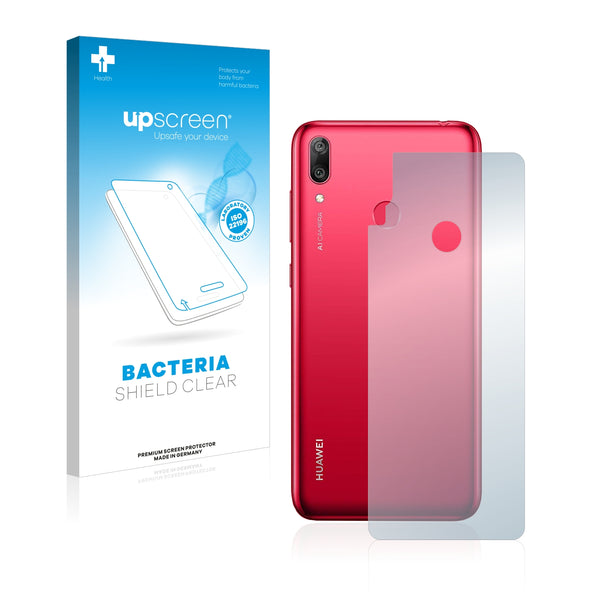 upscreen Bacteria Shield Clear Premium Antibacterial Screen Protector for Huawei Y7 2019 (Back)