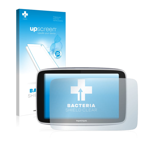 upscreen Bacteria Shield Clear Premium Antibacterial Screen Protector for TomTom GO Premium (6)