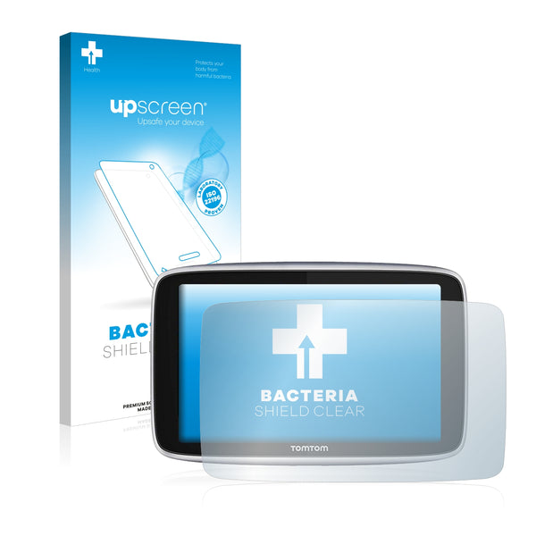 upscreen Bacteria Shield Clear Premium Antibacterial Screen Protector for TomTom GO Premium (5)