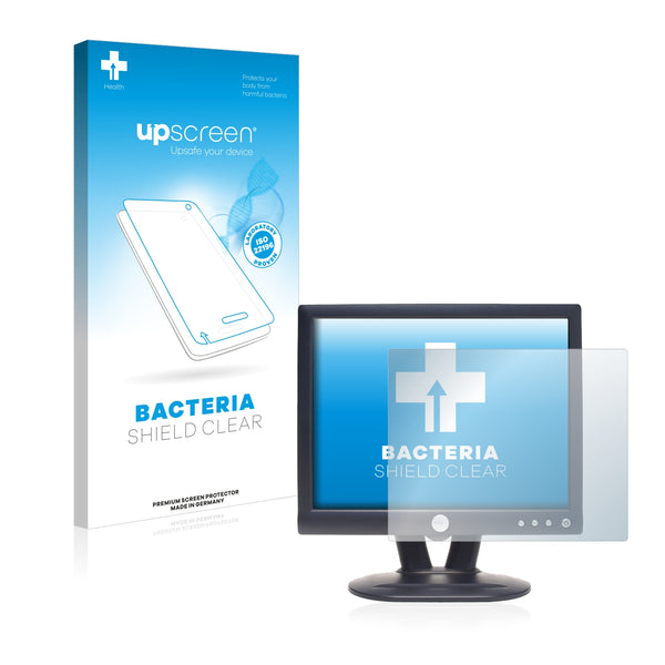 upscreen Bacteria Shield Clear Premium Antibacterial Screen Protector for Dell 1703FPT
