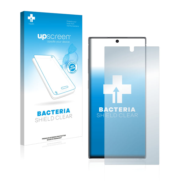 upscreen Bacteria Shield Clear Premium Antibacterial Screen Protector for Samsung Galaxy Note 10 Plus