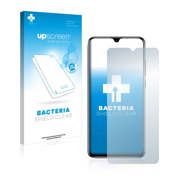 upscreen Bacteria Shield Clear Premium Antibacterial Screen Protector for Lenovo Z6 Youth