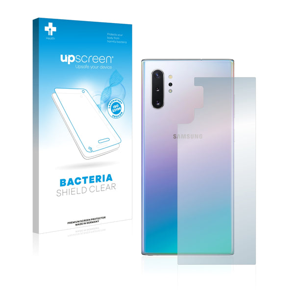 upscreen Bacteria Shield Clear Premium Antibacterial Screen Protector for Samsung Galaxy Note 10 Plus 5G (Back)