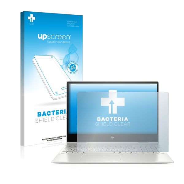 upscreen Bacteria Shield Clear Premium Antibacterial Screen Protector for HP Envy x360 15-ds0502na
