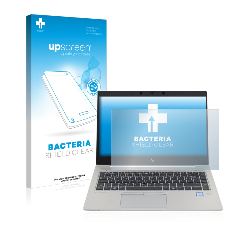 upscreen Bacteria Shield Clear Premium Antibacterial Screen Protector for HP EliteBook 840 G5 Non-Touch