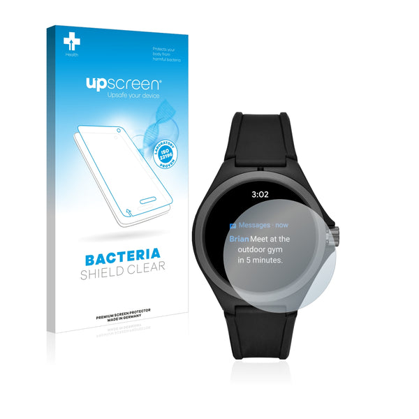 upscreen Bacteria Shield Clear Premium Antibacterial Screen Protector for Puma Gen 4 Heart Rate Smartwatch