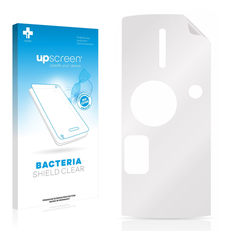upscreen Bacteria Shield Clear Premium Antibacterial Screen Protector for Sony Ericsson K850i (Back)