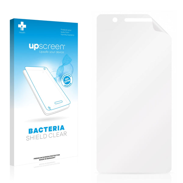 upscreen Bacteria Shield Clear Premium Antibacterial Screen Protector for Yezz Andy 5T