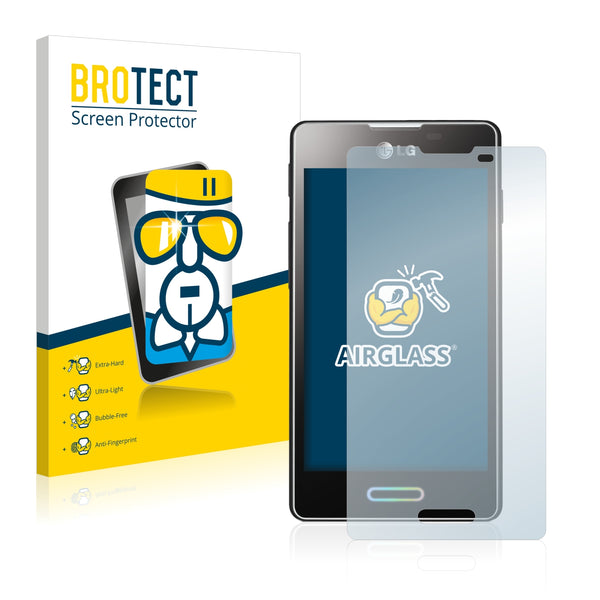 BROTECT AirGlass Glass Screen Protector for LG Electronics E460 Optimus L5 II