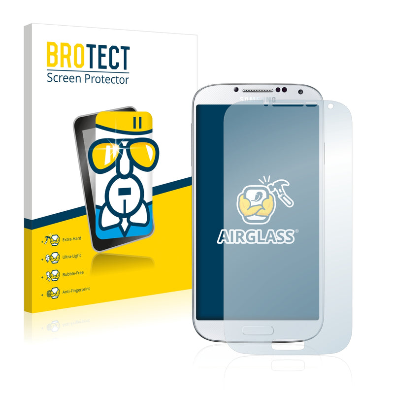 BROTECT AirGlass Glass Screen Protector for Samsung Galaxy S4 Google Edition I9506