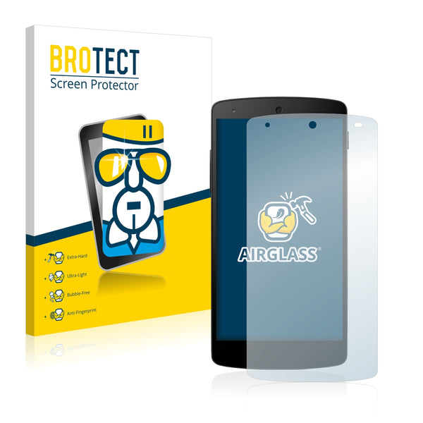 BROTECT AirGlass Glass Screen Protector for LG Electronics Nexus 5