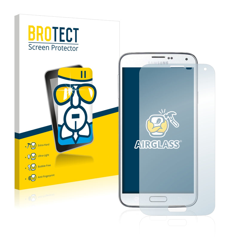 BROTECT AirGlass Glass Screen Protector for Samsung Galaxy S5