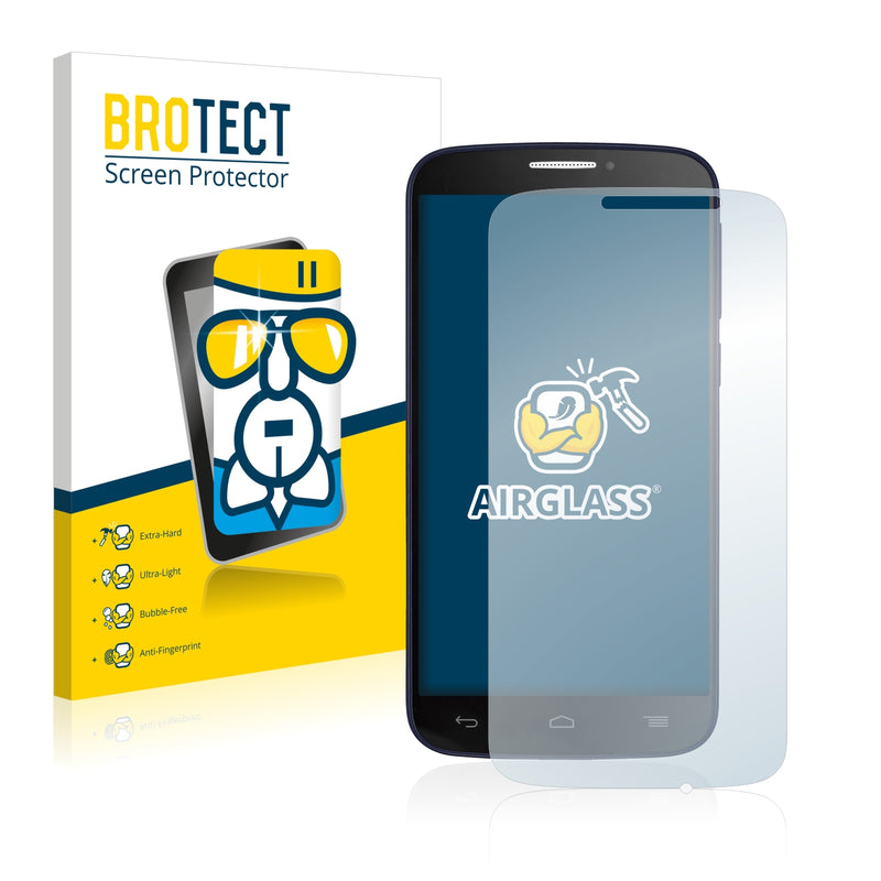 BROTECT AirGlass Glass Screen Protector for Alcatel One Touch Pop C7 7040E