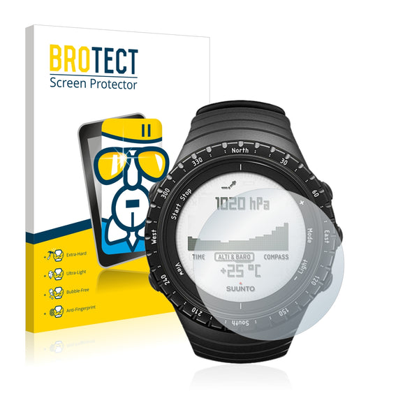 BROTECT AirGlass Glass Screen Protector for Suunto Core Regular Black
