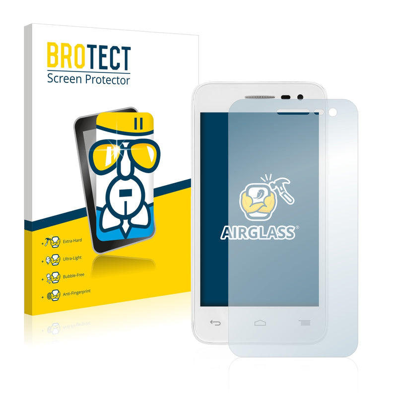 BROTECT AirGlass Glass Screen Protector for Alcatel One Touch Pop S3