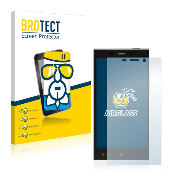 BROTECT AirGlass Glass Screen Protector for General Mobile Discovery Elite