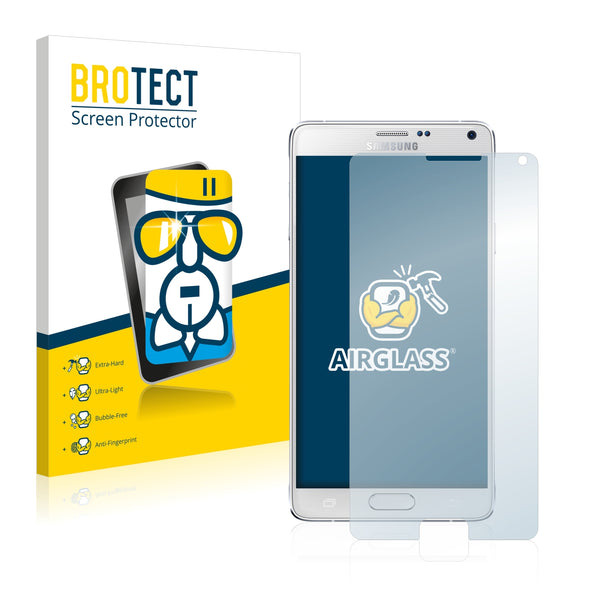 BROTECT AirGlass Glass Screen Protector for Samsung Galaxy Note 4 LTE-A