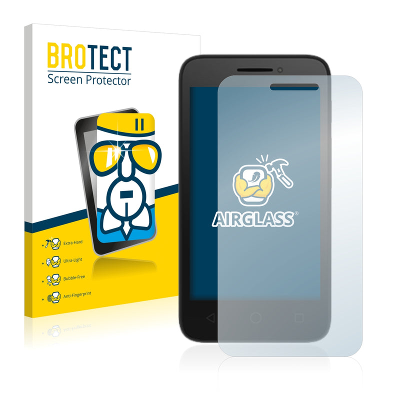 BROTECT AirGlass Glass Screen Protector for Alcatel Pixi 3 (4.0) 3G