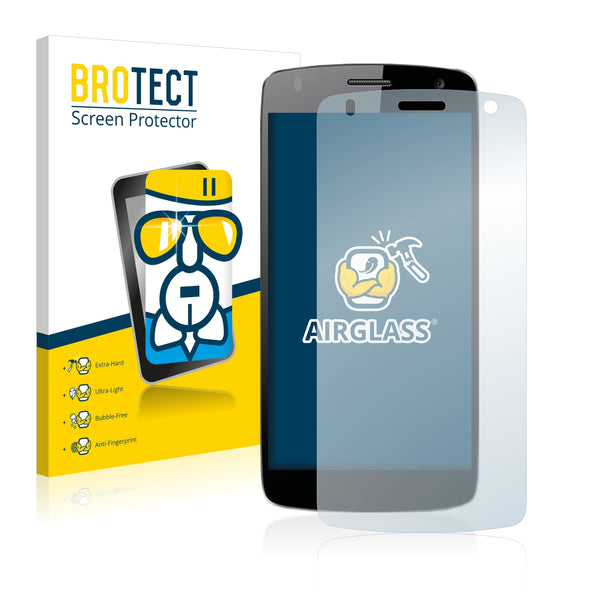 BROTECT AirGlass Glass Screen Protector for Logicom S504