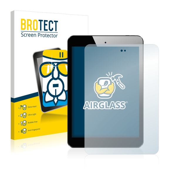 BROTECT AirGlass Glass Screen Protector for Logicom S7842 BT