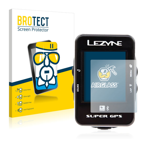 BROTECT AirGlass Glass Screen Protector for Lezyne Super GPS