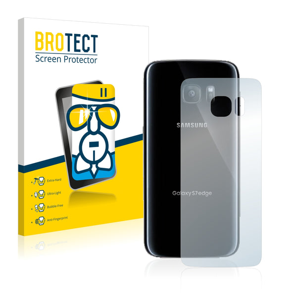 BROTECT AirGlass Glass Screen Protector for Samsung Galaxy S7 Edge (Back)